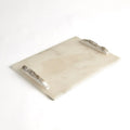 GLOBAL VIEWS ALABASTER RECTANGLE TRAY W/ROCK HANDLES - Decorative Accents