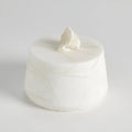 GLOBAL VIEWS ALABASTER TAPERED ROUND BOX W/ROCK FINIAL - Decorative Accents