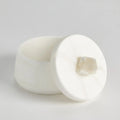 GLOBAL VIEWS ALABASTER TAPERED ROUND BOX W/ROCK FINIAL - Decorative Accents