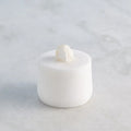 GLOBAL VIEWS ALABASTER TAPERED ROUND BOX W/ROCK FINIAL - Decorative Accents