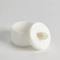 GLOBAL VIEWS ALABASTER TAPERED ROUND BOX W/ROCK FINIAL - Decorative Accents