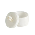 GLOBAL VIEWS ALABASTER TAPERED ROUND BOX W/ROCK FINIAL - Decorative Accents