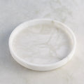 GLOBAL VIEWS ALABASTER TAPERED ROUND TRAY - Decorative Accents