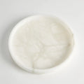 GLOBAL VIEWS ALABASTER TAPERED ROUND TRAY - Decorative Accents
