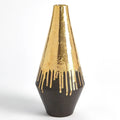 GLOBAL VIEWS GOLD DRIP VASE - Decorative Accents