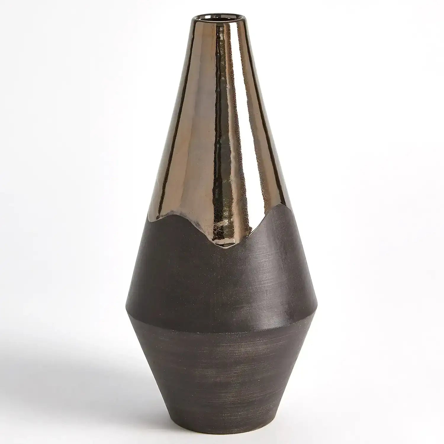 GLOBAL VIEWS GILDED DIP VASE - Decorative Accents