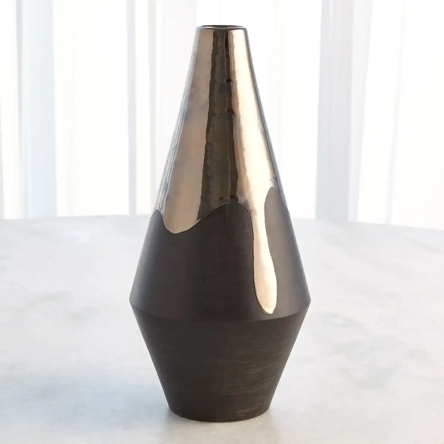 GLOBAL VIEWS GILDED DIP VASE - Decorative Accents