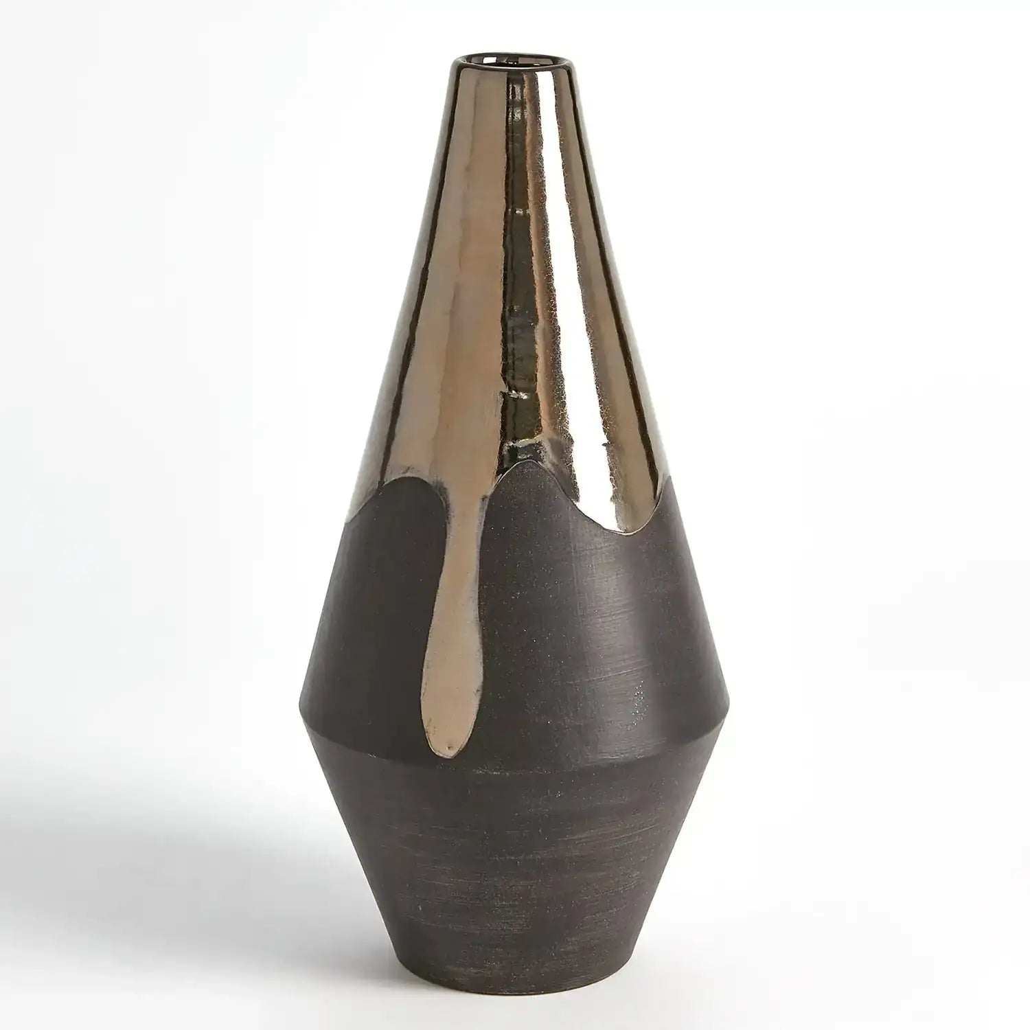 GLOBAL VIEWS GILDED DIP VASE - Decorative Accents