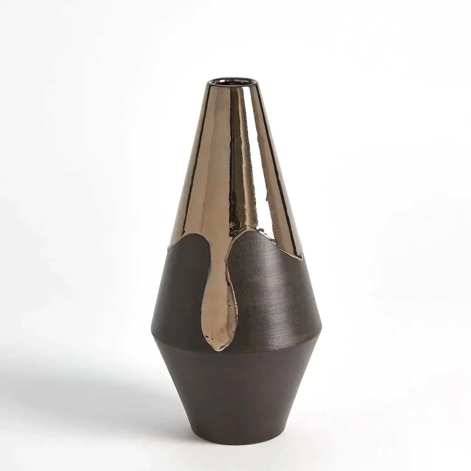 GLOBAL VIEWS GILDED DIP VASE - Decorative Accents