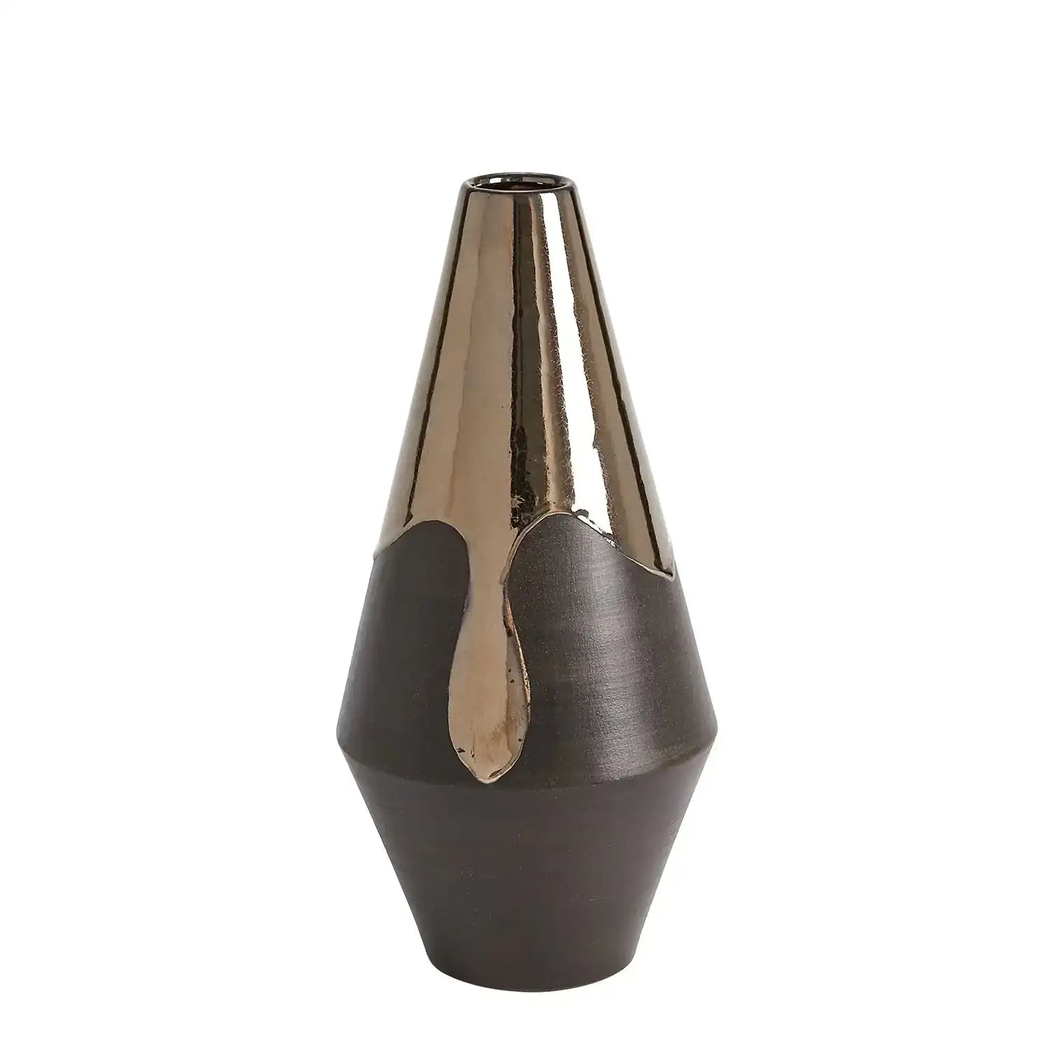 GLOBAL VIEWS GILDED DIP VASE - Decorative Accents