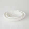 GLOBAL VIEWS OBLIQUE ALABASTER BOWL - Decorative Accents
