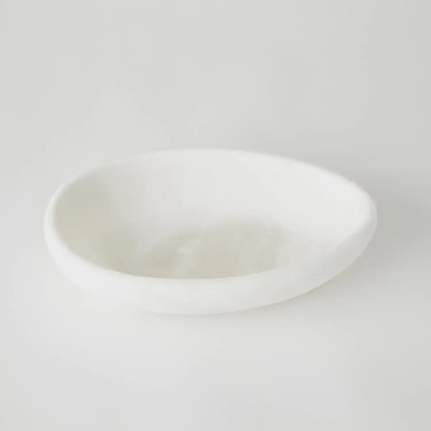 GLOBAL VIEWS OBLIQUE ALABASTER BOWL - Decorative Accents