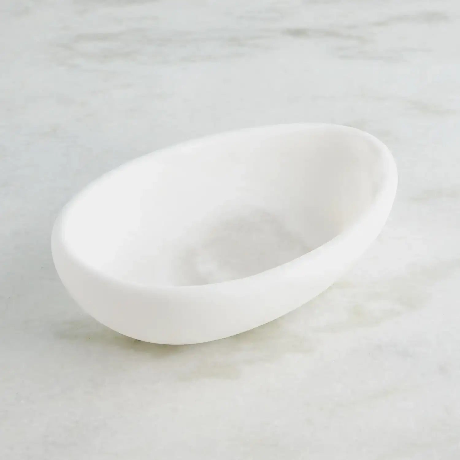 GLOBAL VIEWS OBLIQUE ALABASTER BOWL - Decorative Accents
