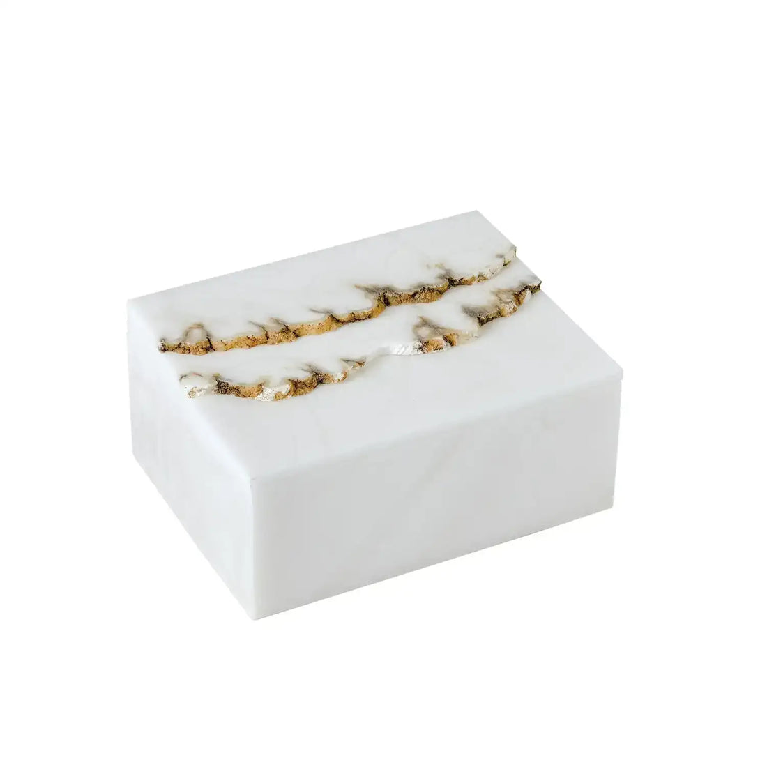 GLOBAL VIEWS TERRAIN ALABASTER BOX - Decorative Accents