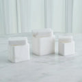 GLOBAL VIEWS RAGGIO ALABASTER BOX - Decorative Accents