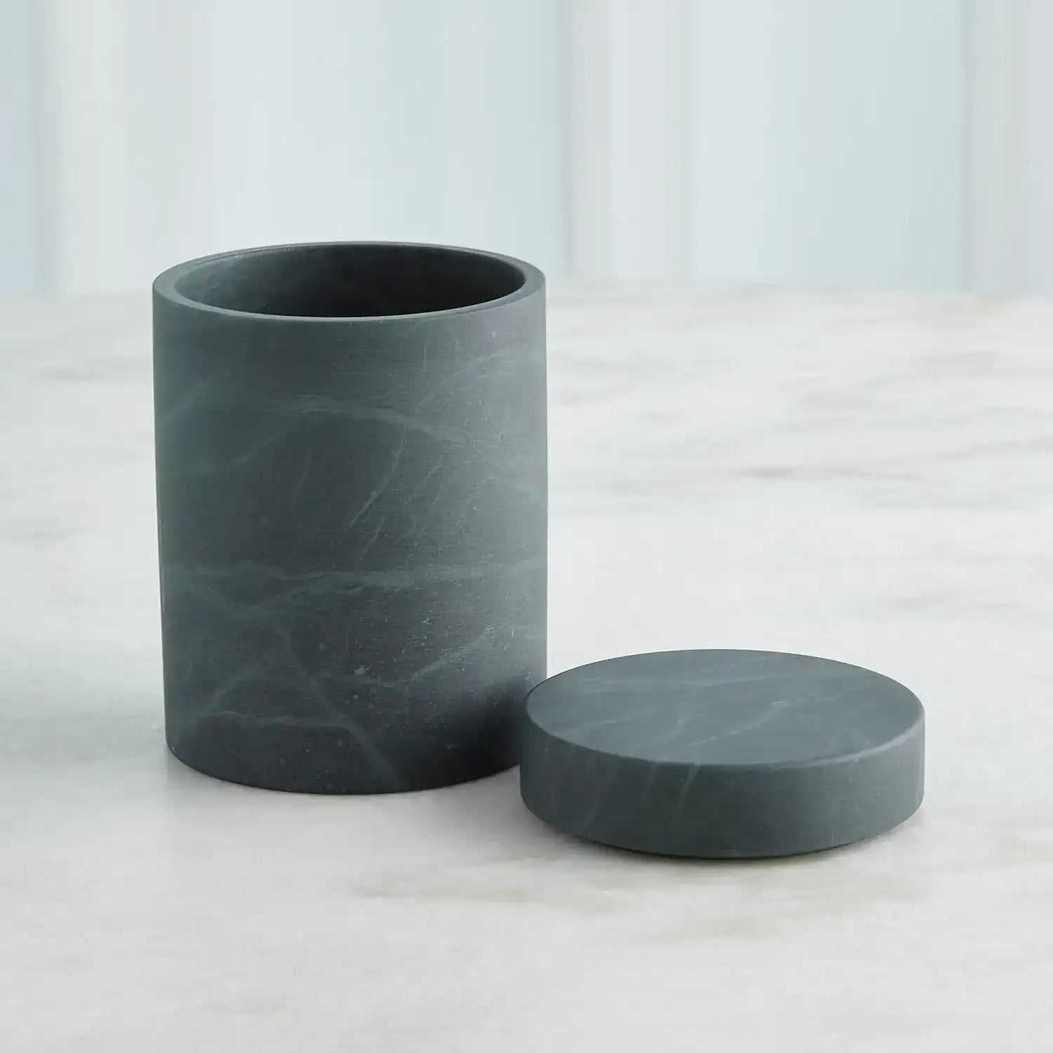 GLOBAL VIEWS CILINDRO ALABASTER BOX - Decorative Accents