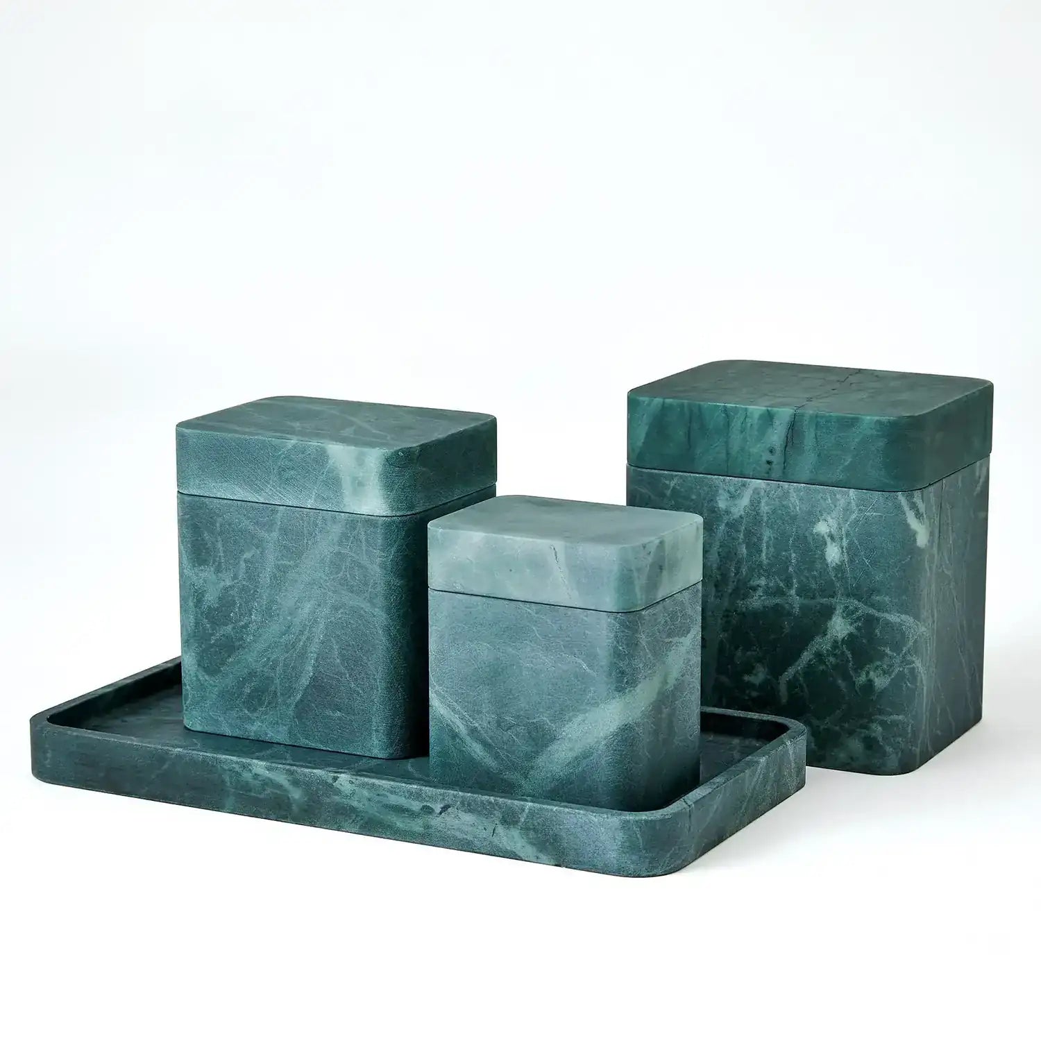 GLOBAL VIEWS RAGGIO ALABASTER BOX - Decorative Accents