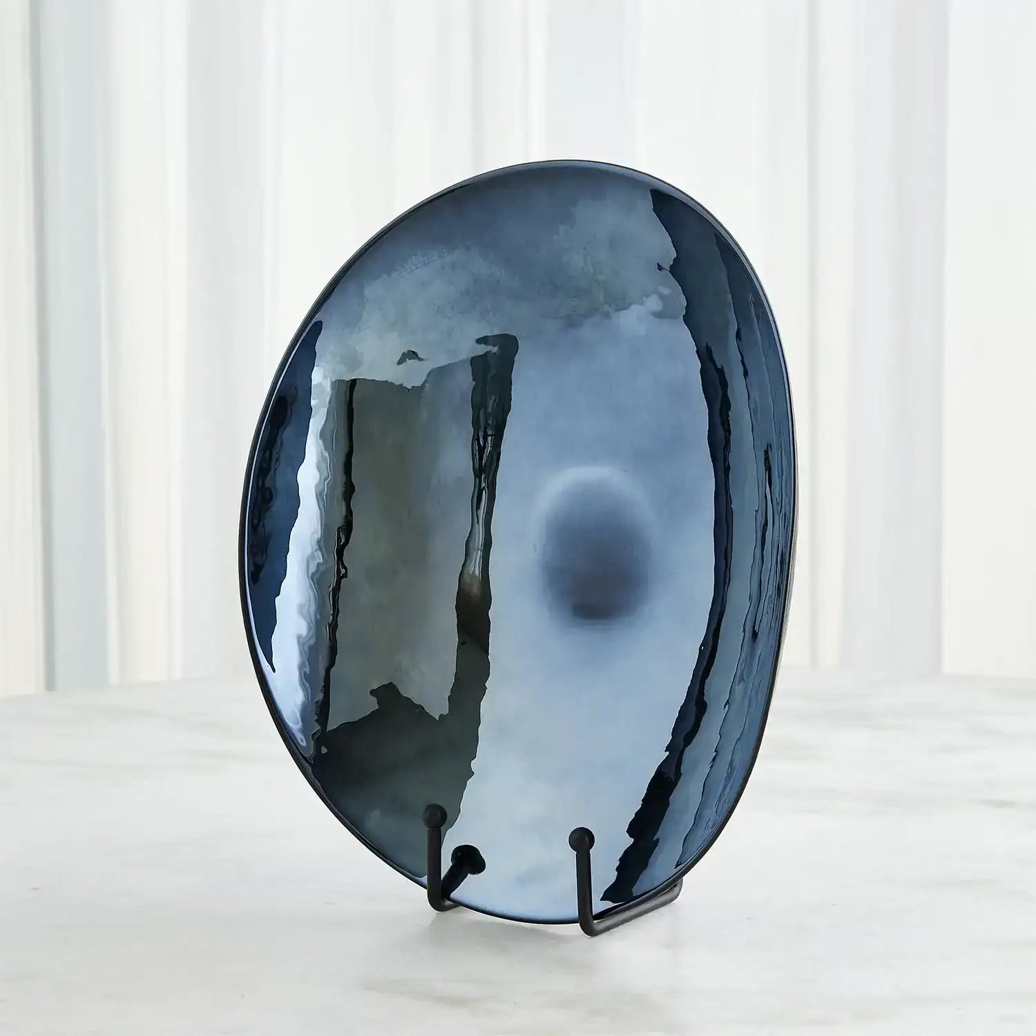 GLOBAL VIEWS OBSIDIAN FOLDED PLATE - Art