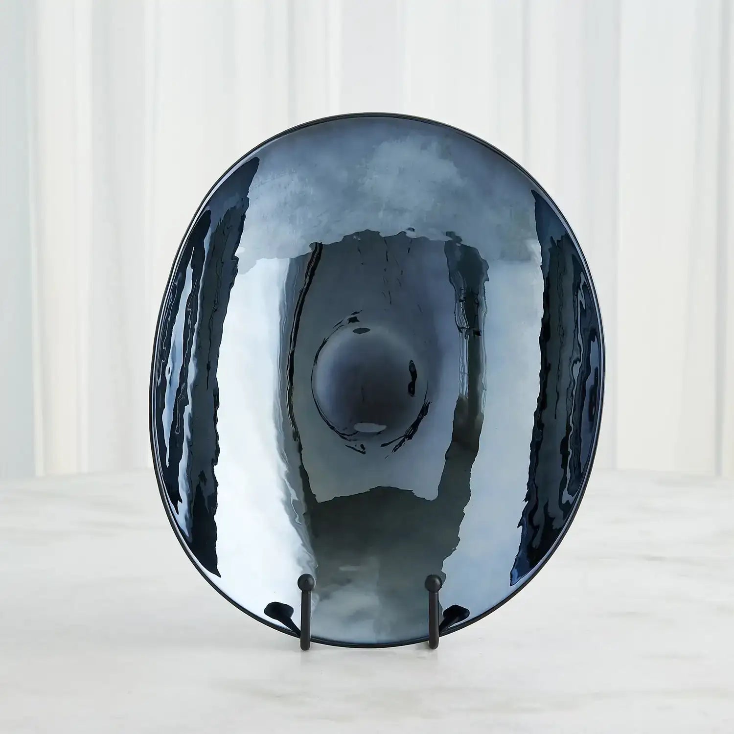GLOBAL VIEWS OBSIDIAN FOLDED PLATE - Art