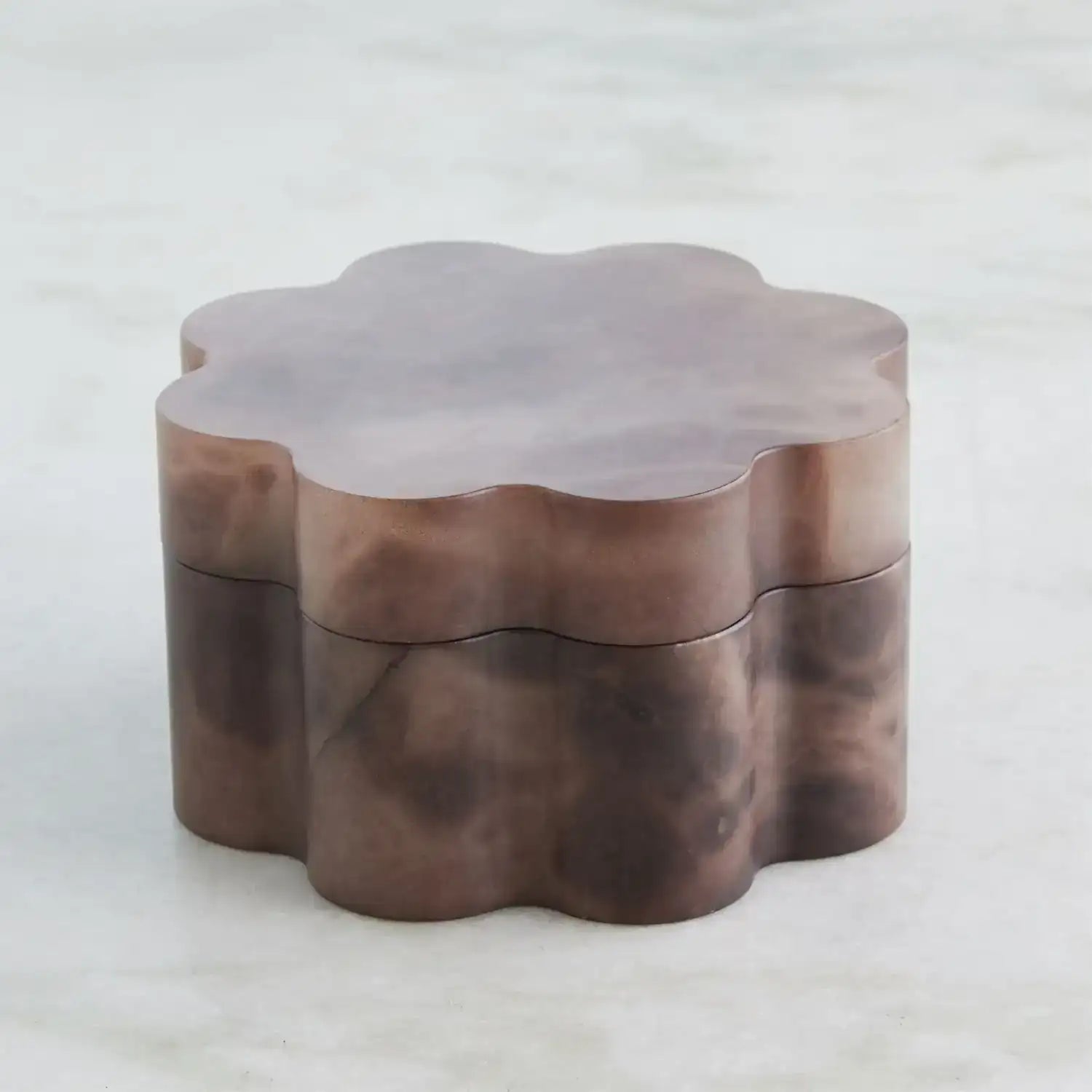GLOBAL VIEWS CUMULUS ALABASTER WIDE BOX