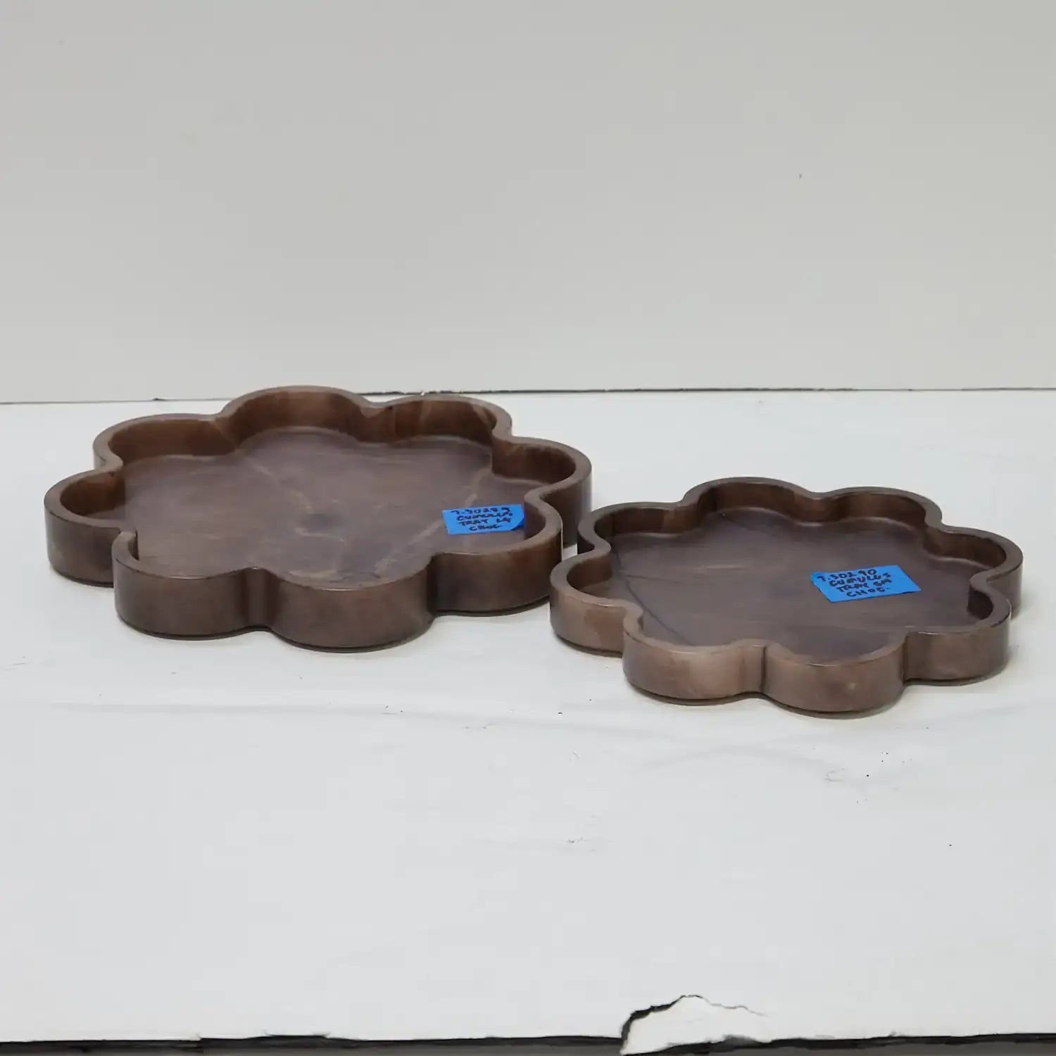 GLOBAL VIEWS CUMULUS ALABASTER TRAY - Decorative Accents