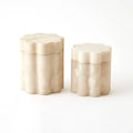 GLOBAL VIEWS CUMULUS ALABASTER TALL BOX