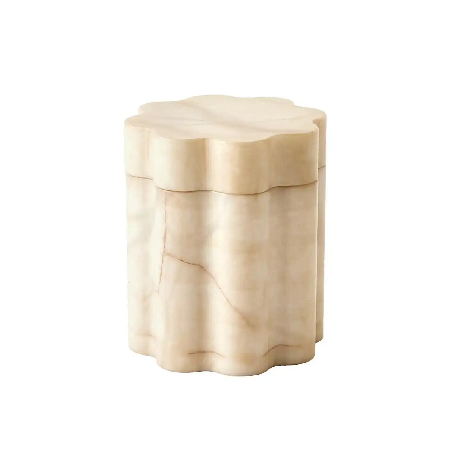 GLOBAL VIEWS CUMULUS ALABASTER TALL BOX