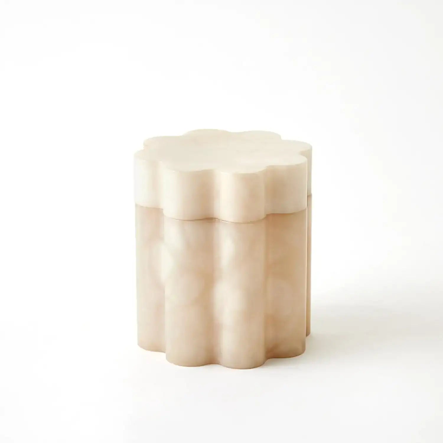 GLOBAL VIEWS CUMULUS ALABASTER TALL BOX