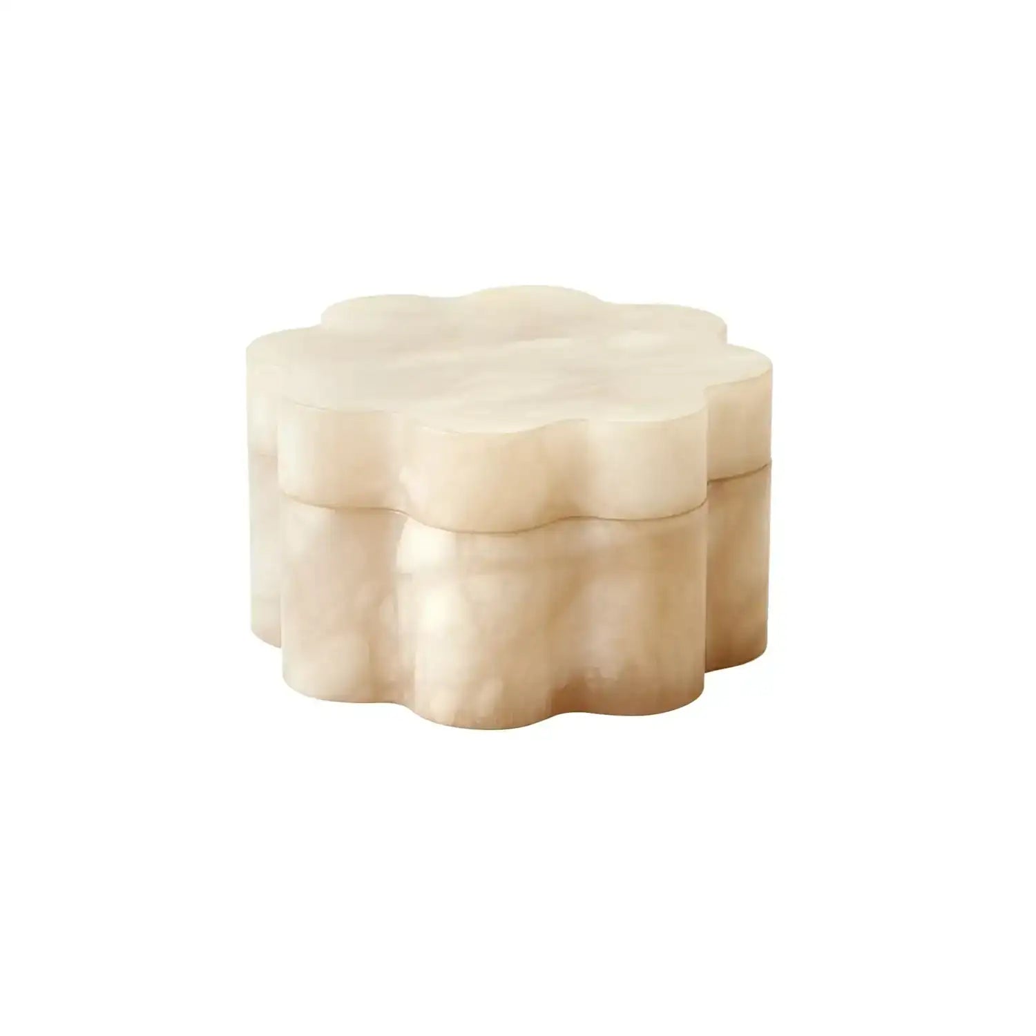 GLOBAL VIEWS CUMULUS ALABASTER WIDE BOX