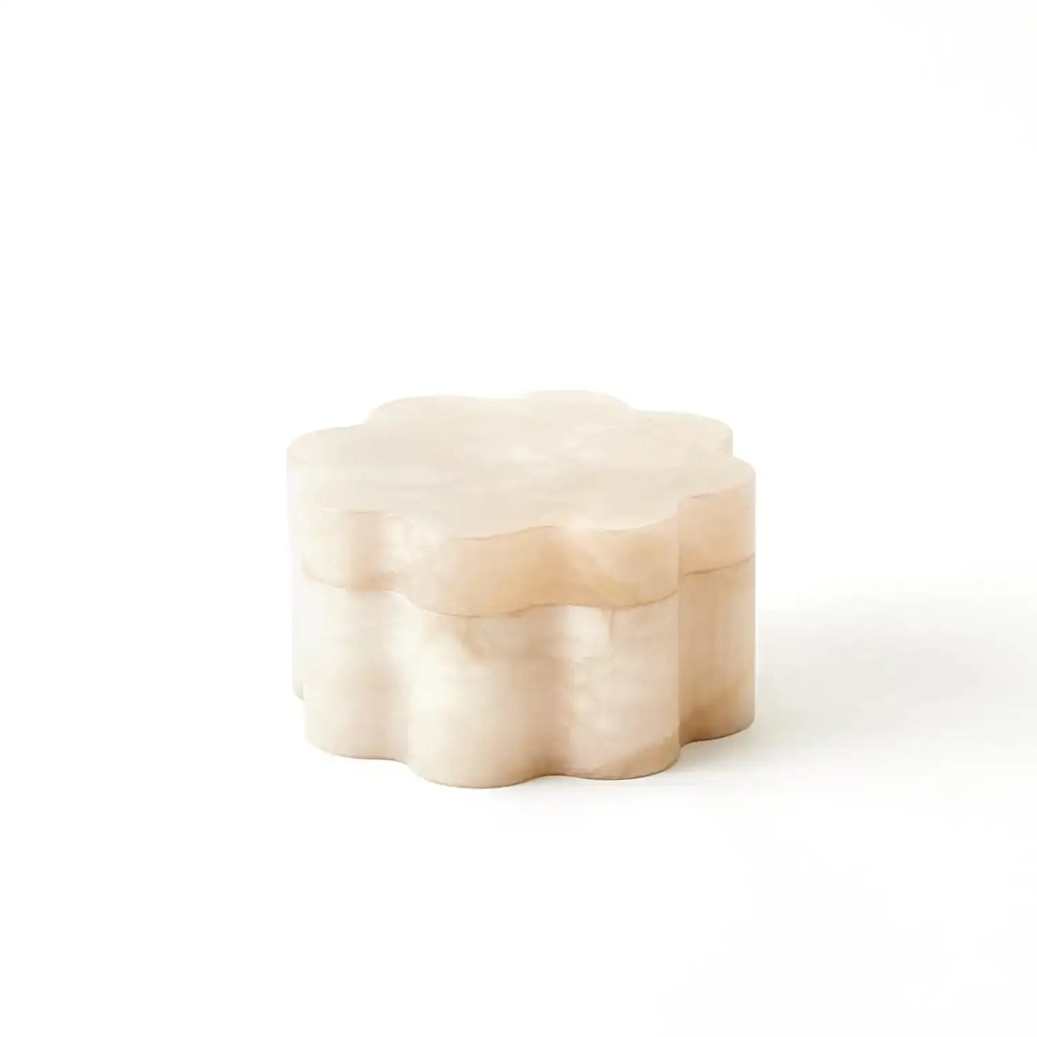 GLOBAL VIEWS CUMULUS ALABASTER WIDE BOX