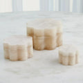 GLOBAL VIEWS CUMULUS ALABASTER WIDE BOX