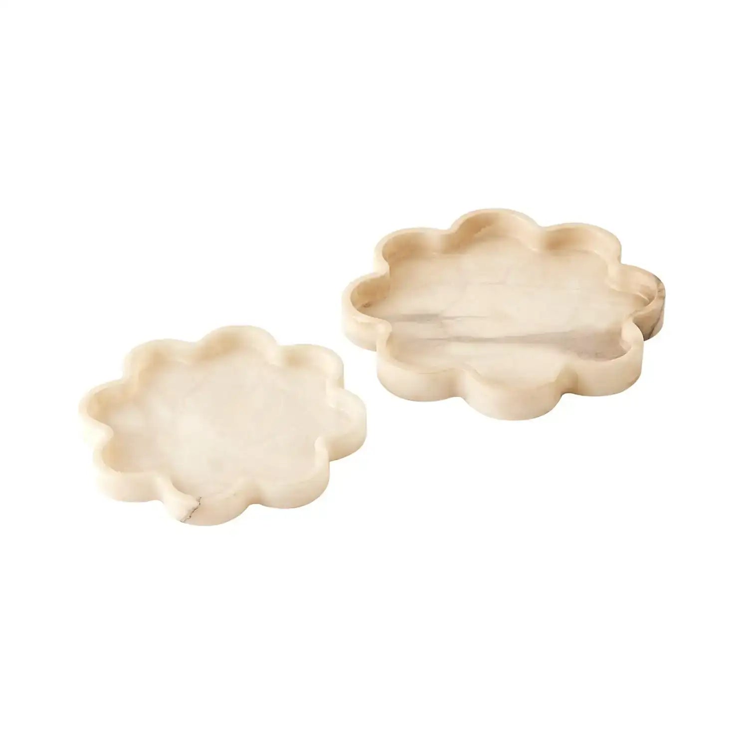 GLOBAL VIEWS CUMULUS ALABASTER TRAY - Decorative Accents