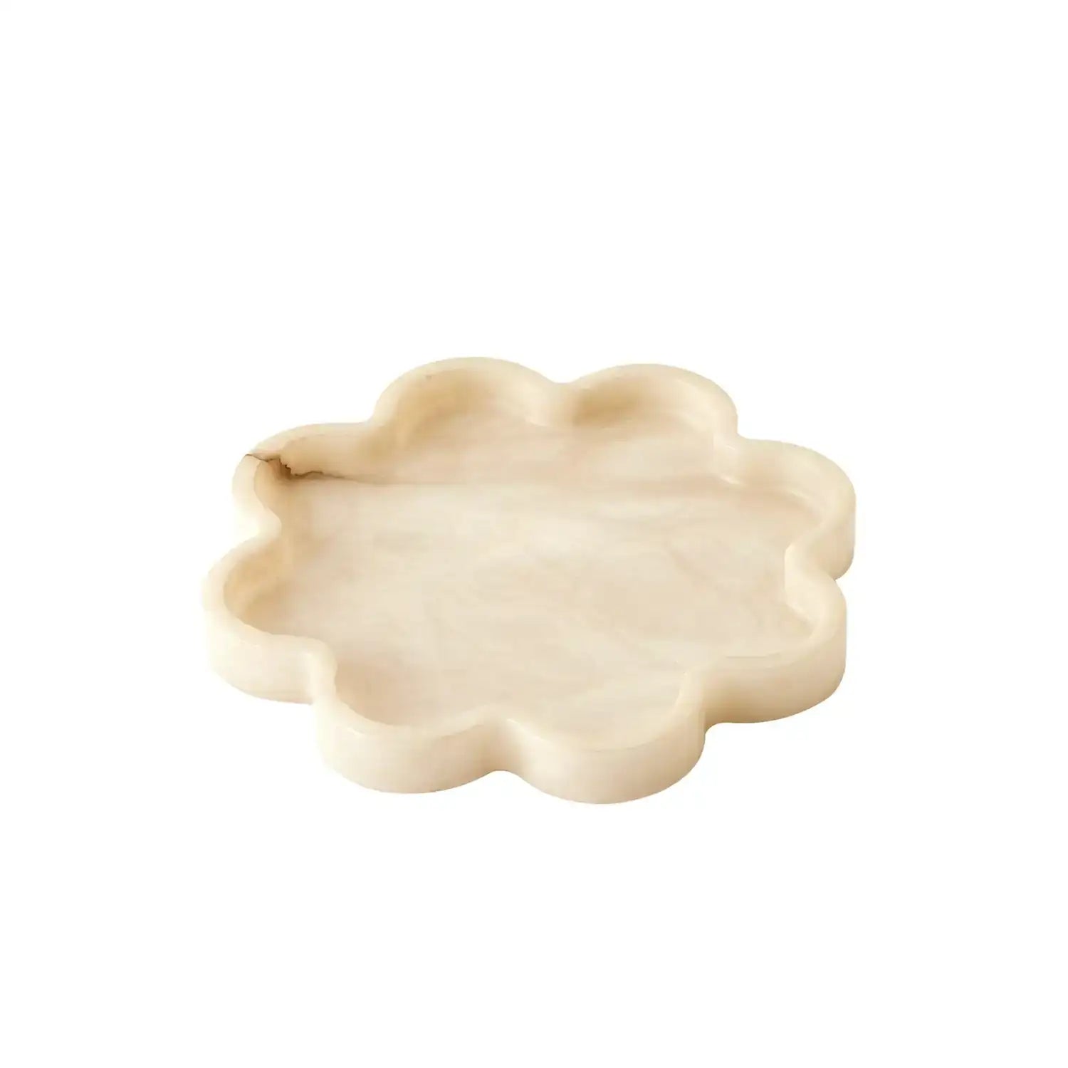 GLOBAL VIEWS CUMULUS ALABASTER TRAY - Decorative Accents