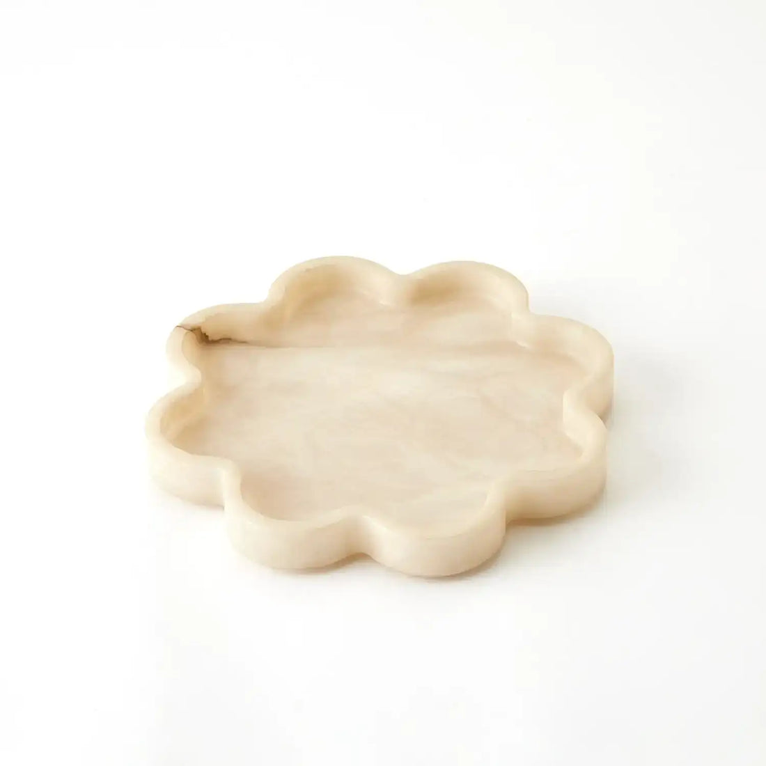GLOBAL VIEWS CUMULUS ALABASTER TRAY - Decorative Accents