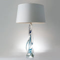 GLOBAL VIEWS OCEAN TWIST LAMP W/SILK SHADE - Art