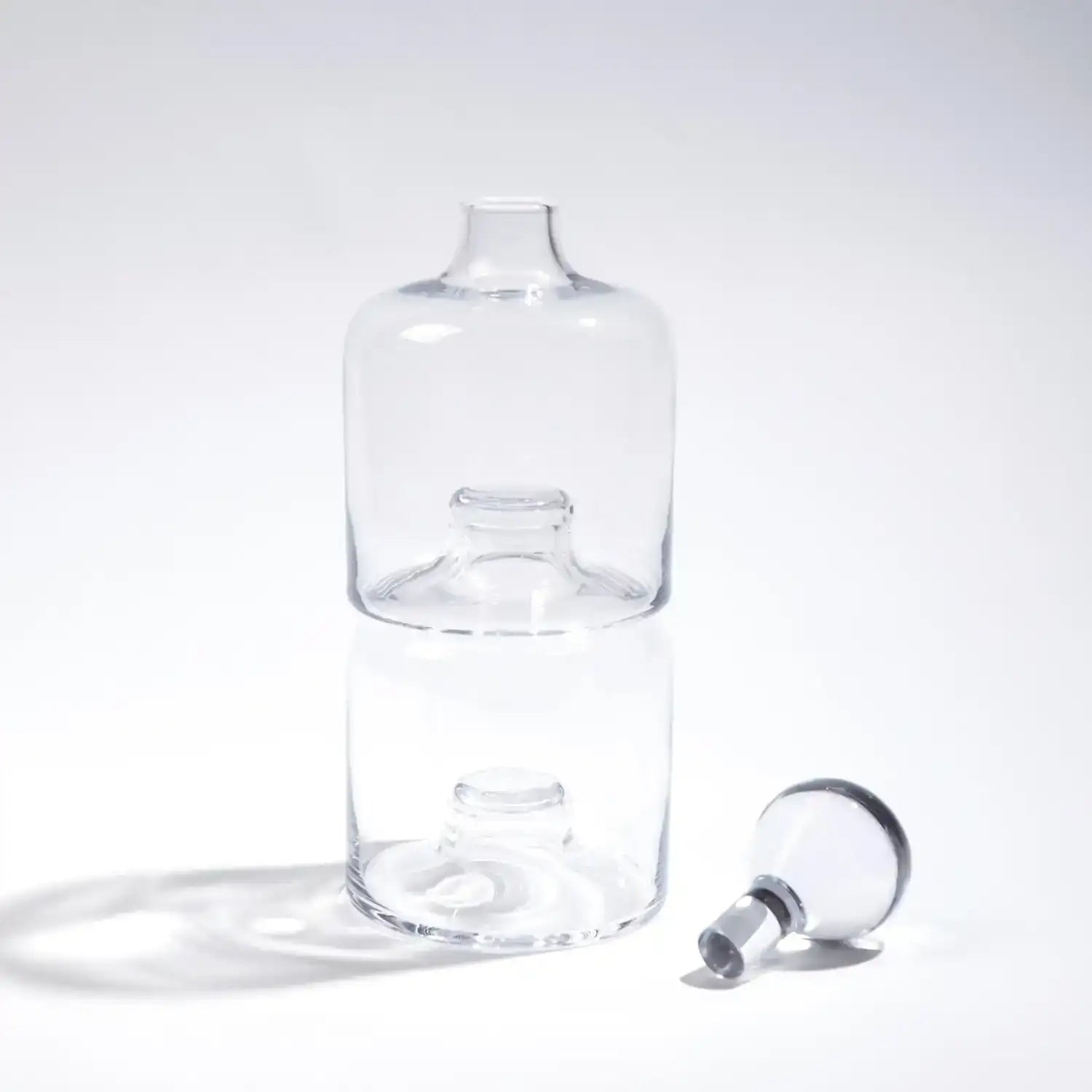 GLOBAL VIEWS DOUBLE STACKING DECANTER - Decorative Accents