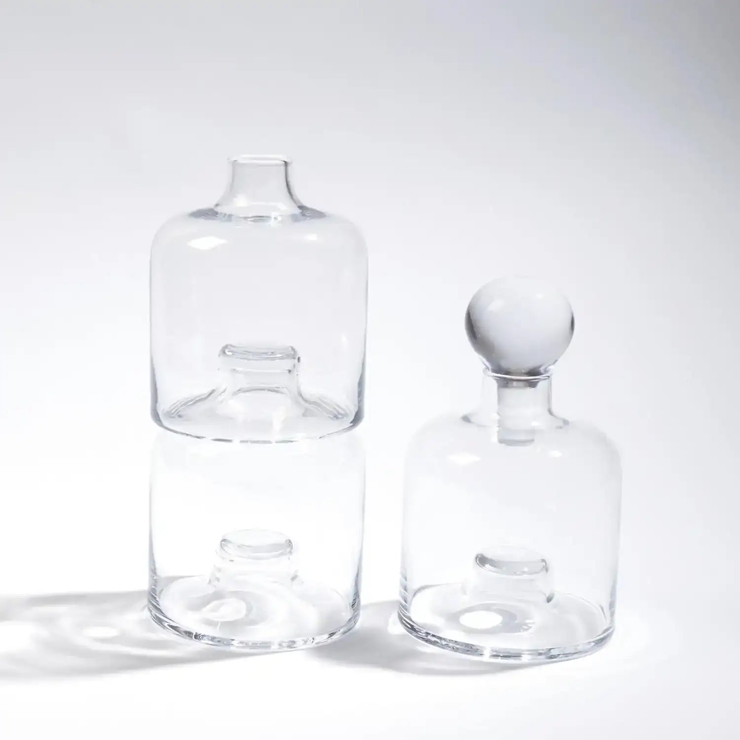 GLOBAL VIEWS TRIPLE STACKING DECANTER - Decorative Accents