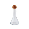 GLOBAL VIEWS CHEMISTRY TRIANGLE DECANTER W/CORK STOPPER - Decorative Accents