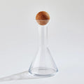 GLOBAL VIEWS CHEMISTRY TRIANGLE DECANTER W/CORK STOPPER - Decorative Accents