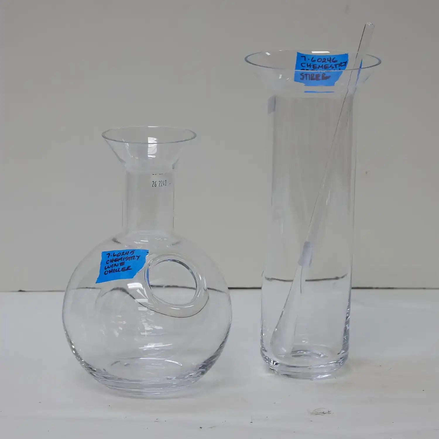 GLOBAL VIEWS CHEMISTRY CARAFE W/MARTINI STIRRER - Decorative Accents
