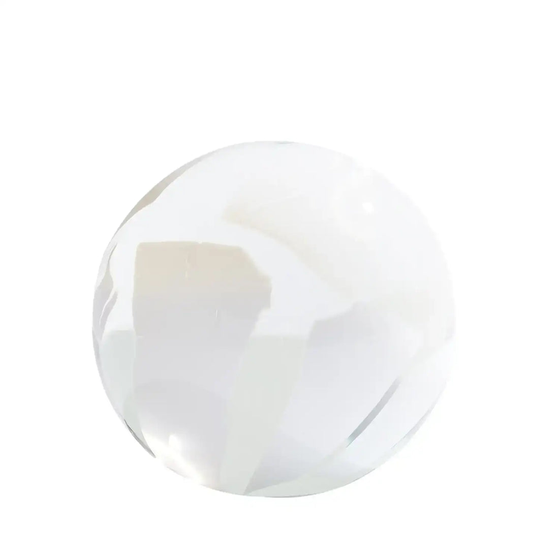 GLOBAL VIEWS GLASS FLAKES ORB PAPERWEIGHT - Decorative Accents