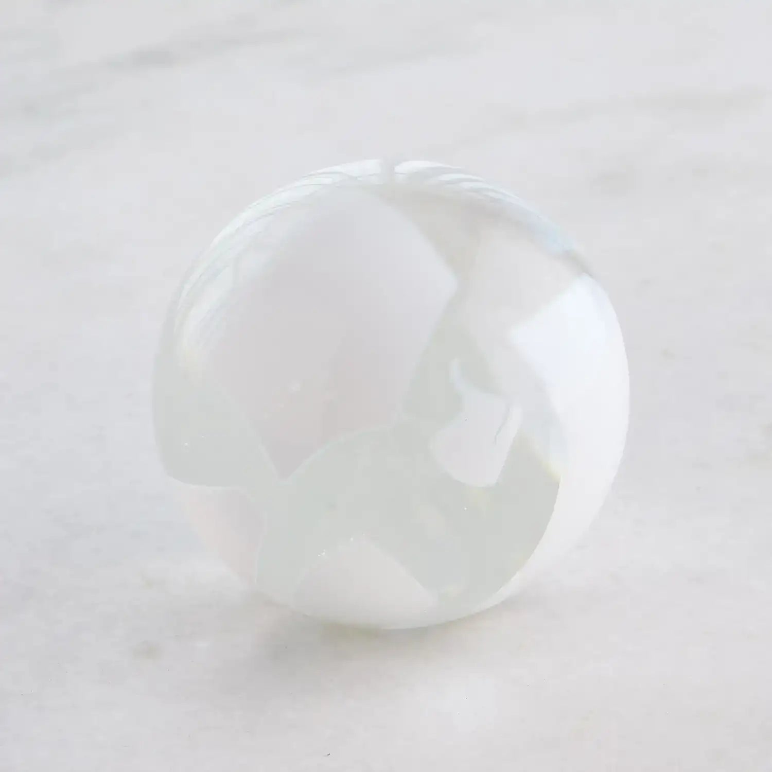 GLOBAL VIEWS GLASS FLAKES ORB PAPERWEIGHT - Decorative Accents