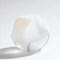 GLOBAL VIEWS GLASS FLAKES ORB PAPERWEIGHT - Decorative Accents