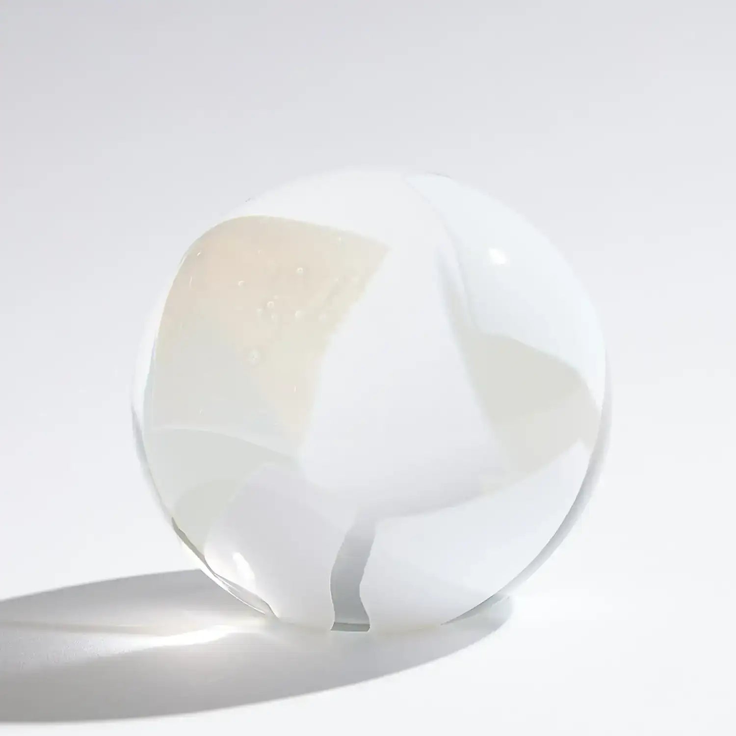 GLOBAL VIEWS GLASS FLAKES ORB PAPERWEIGHT - Decorative Accents