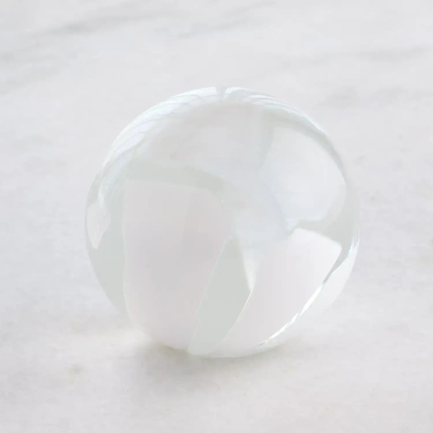 GLOBAL VIEWS GLASS FLAKES ORB PAPERWEIGHT - Decorative Accents