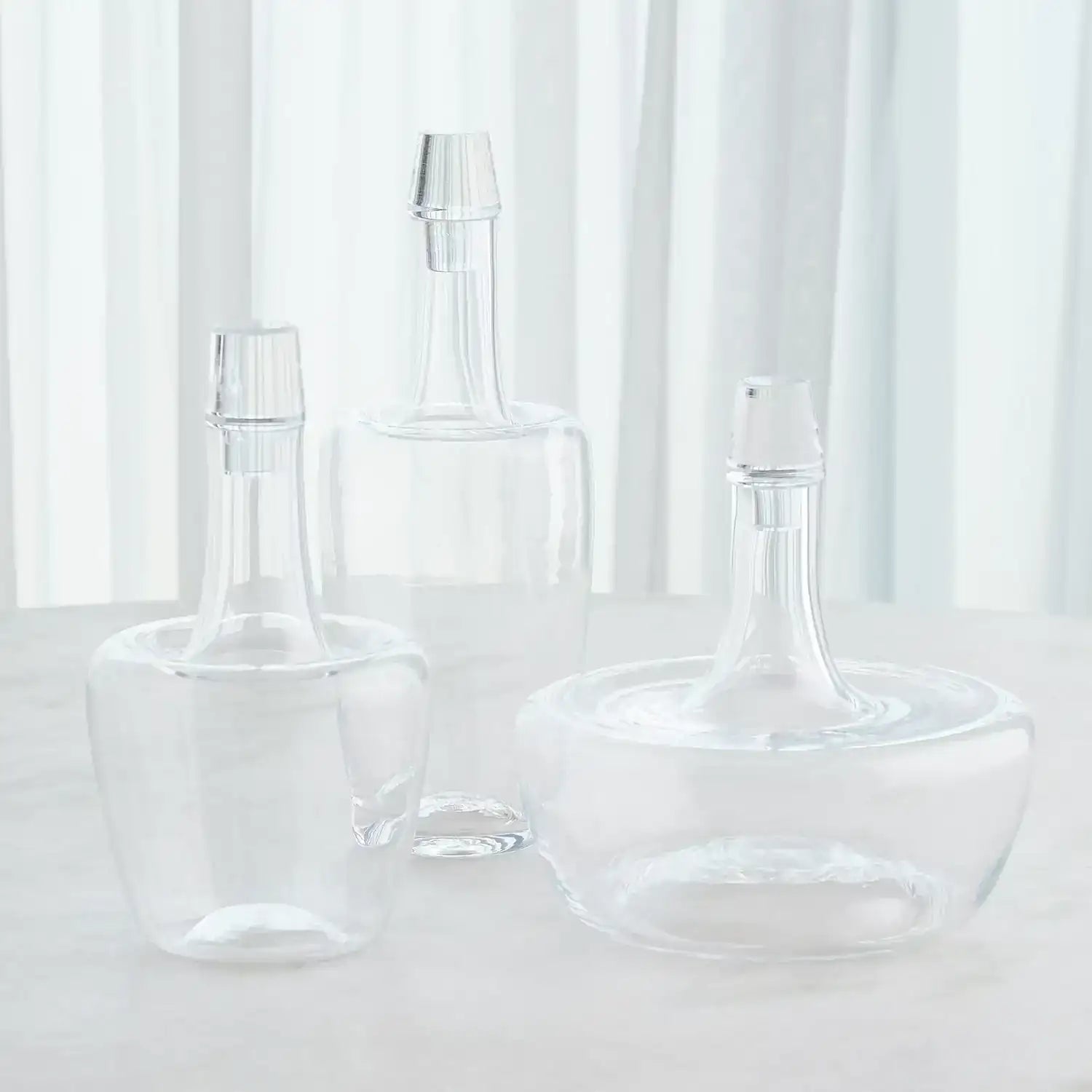 GLOBAL VIEWS RIPPLE DECANTER - Decorative Accents