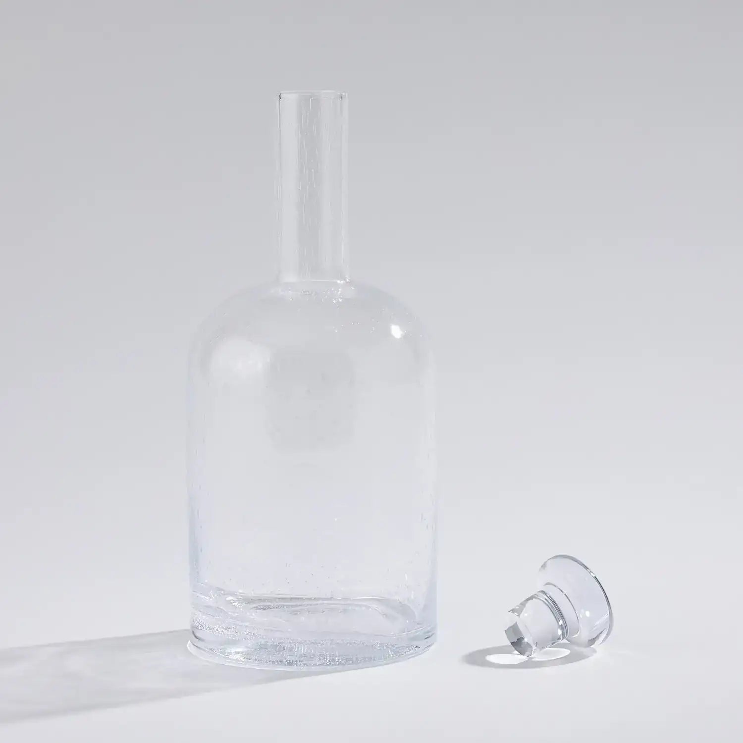 GLOBAL VIEWS NECKED SEEDED DECANTER - Decorative Accents