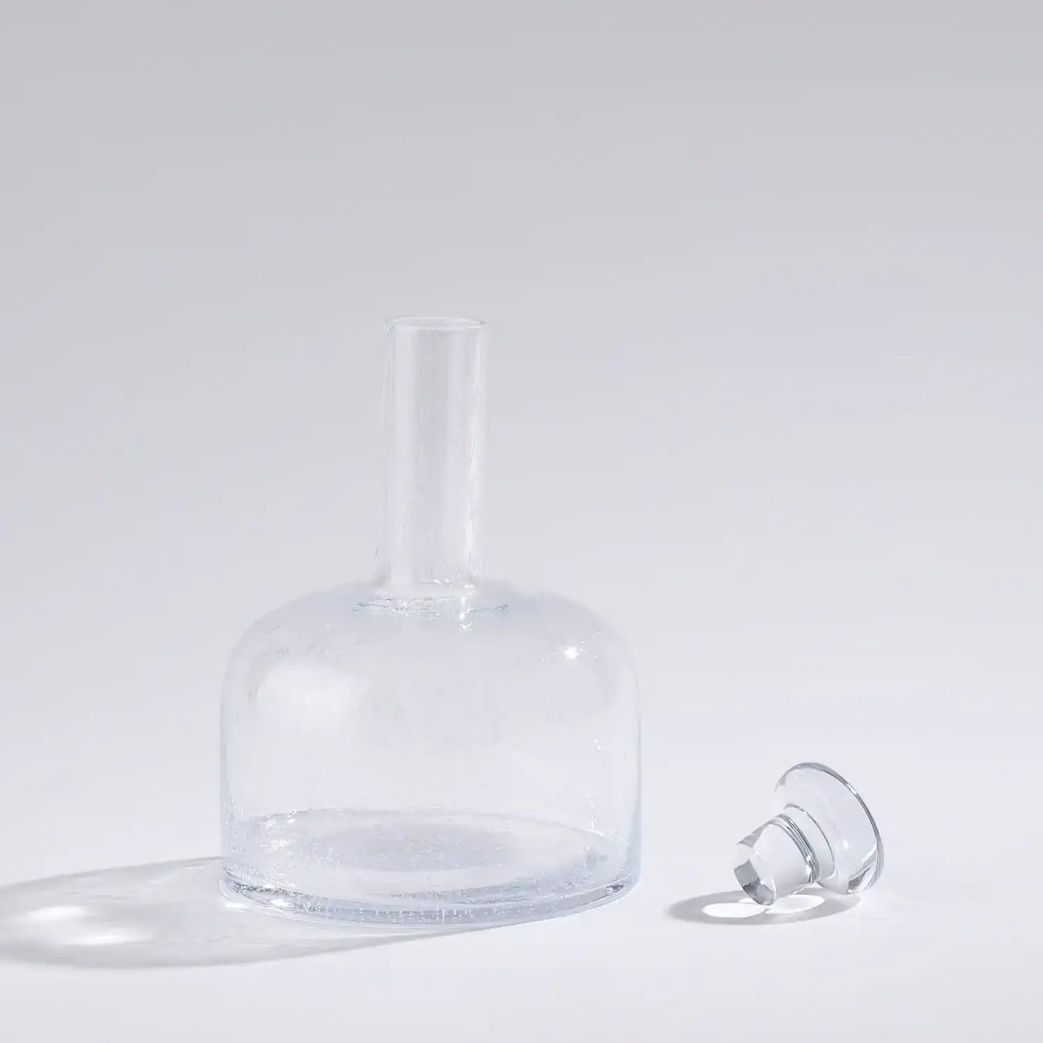GLOBAL VIEWS NECKED SEEDED DECANTER - Decorative Accents