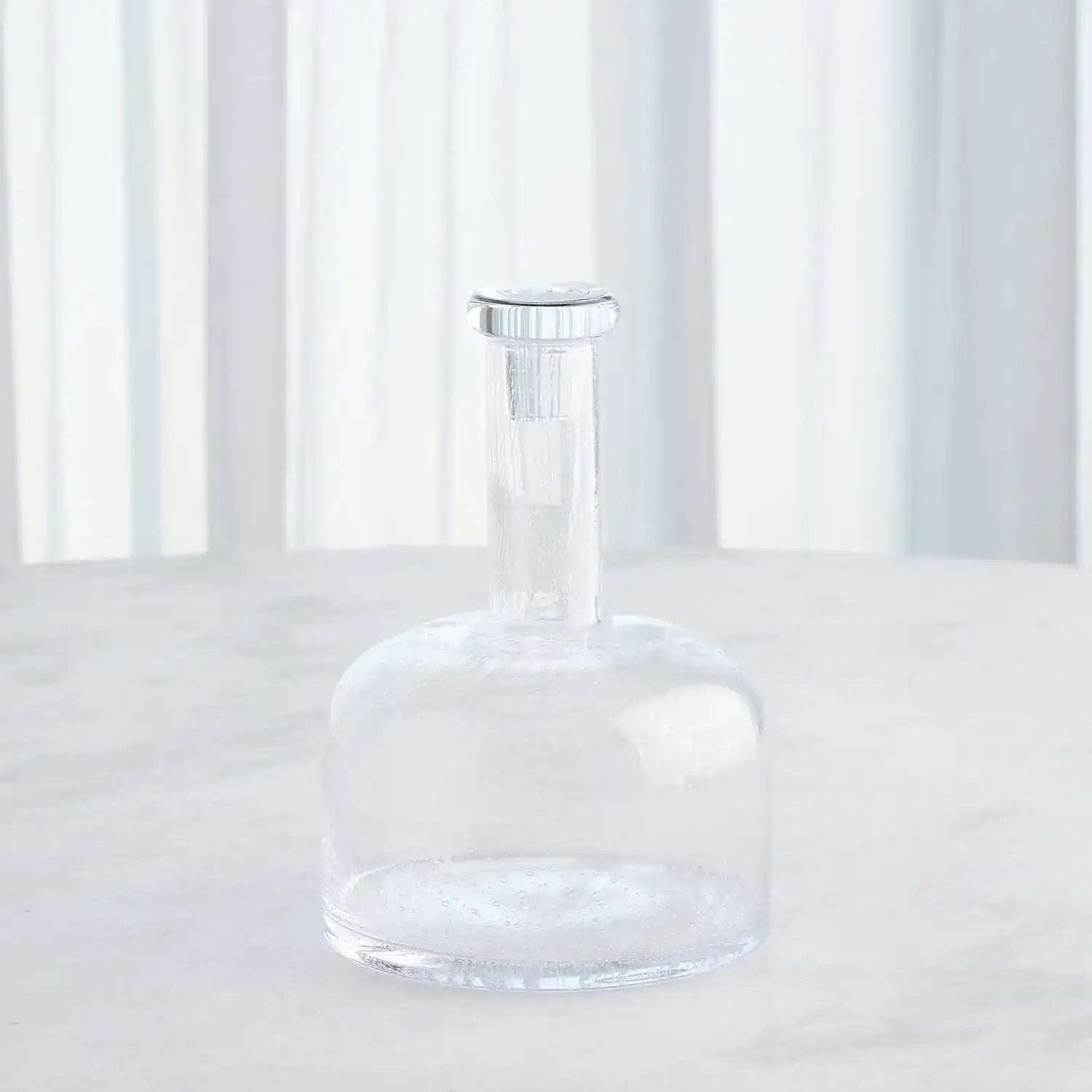 GLOBAL VIEWS NECKED SEEDED DECANTER - Decorative Accents