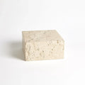 GLOBAL VIEWS TRAVERTINE CUBE RISER - Decorative Accents